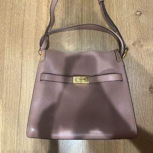 Tory Burch Lee Radziwill Medium Tote Bag Pink